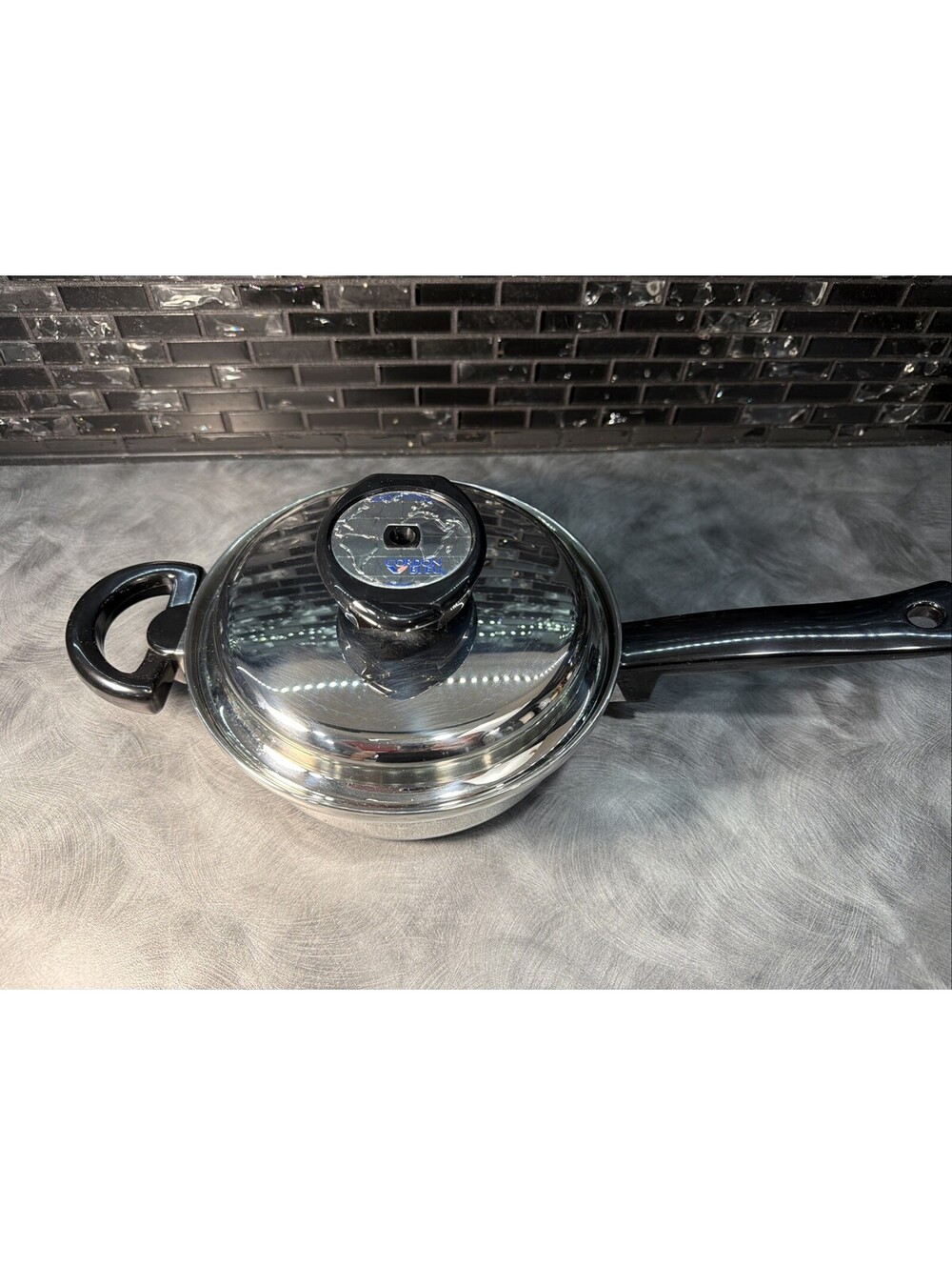 Cordon Bleu Temp Tone Plus 7-Ply T304 Stainless Steel Pan W Vented Lid Silver